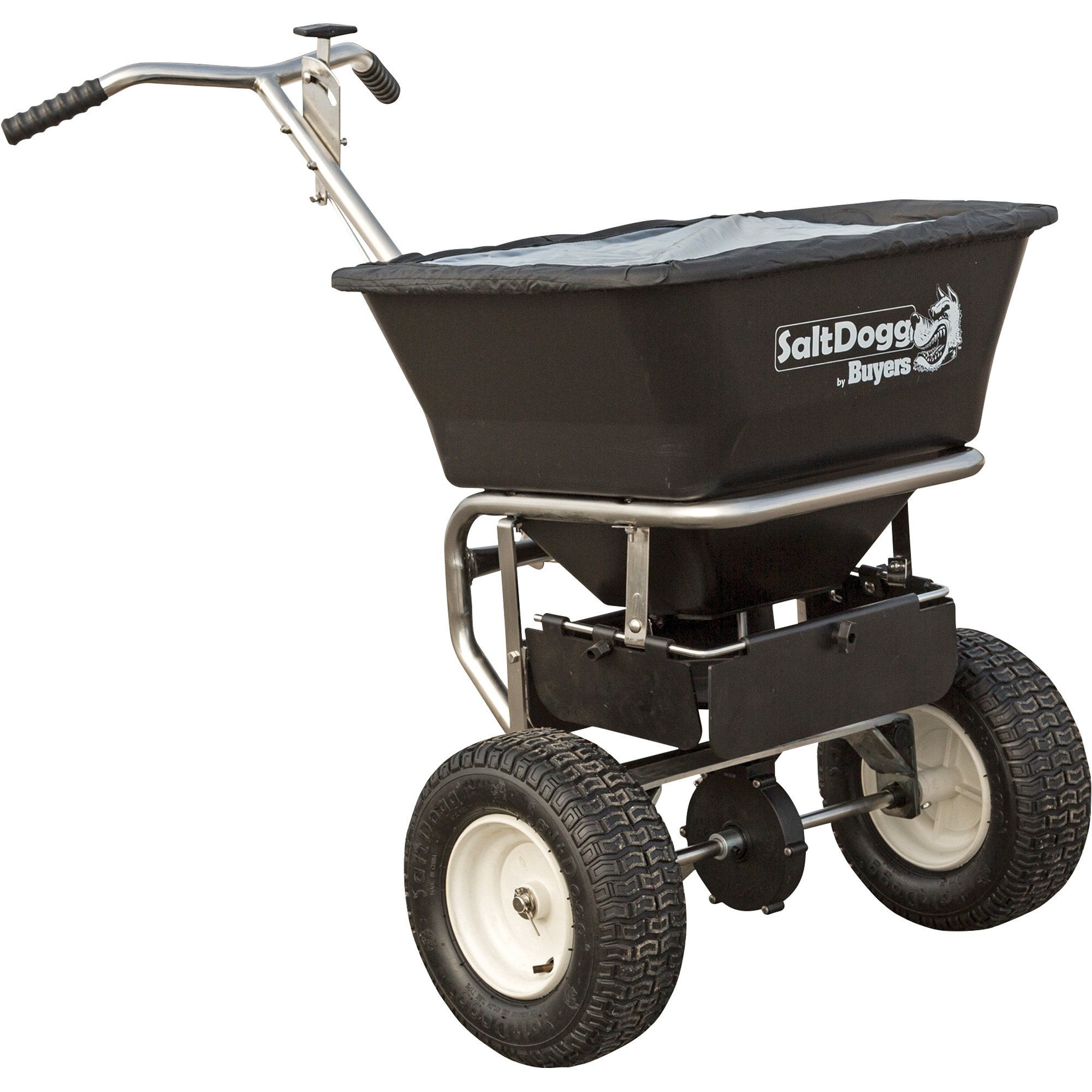 SaltDogg Walk-Behind Spreader — 100-Lb. Capacity, Model# WB201G